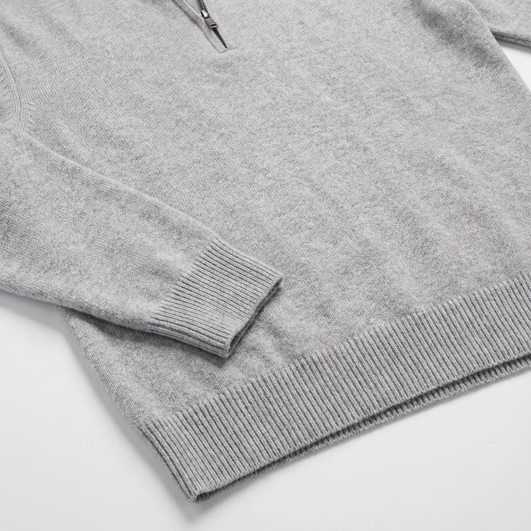 Palmer Heathered Half Zip Sweater_5