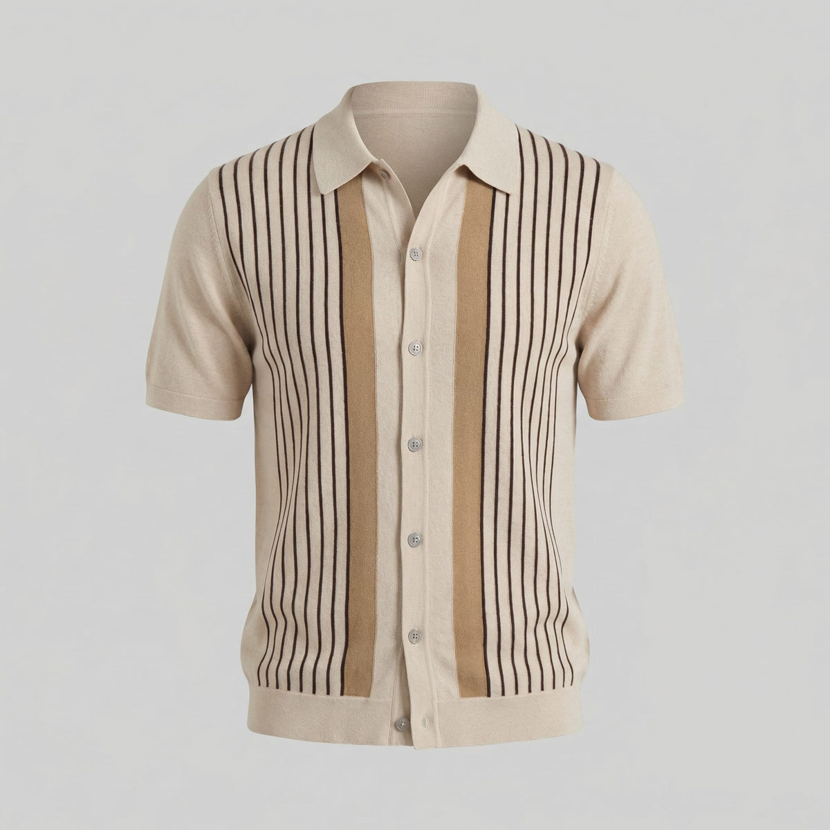 Harrison Striped Knit Short Sleeve Shirt_4