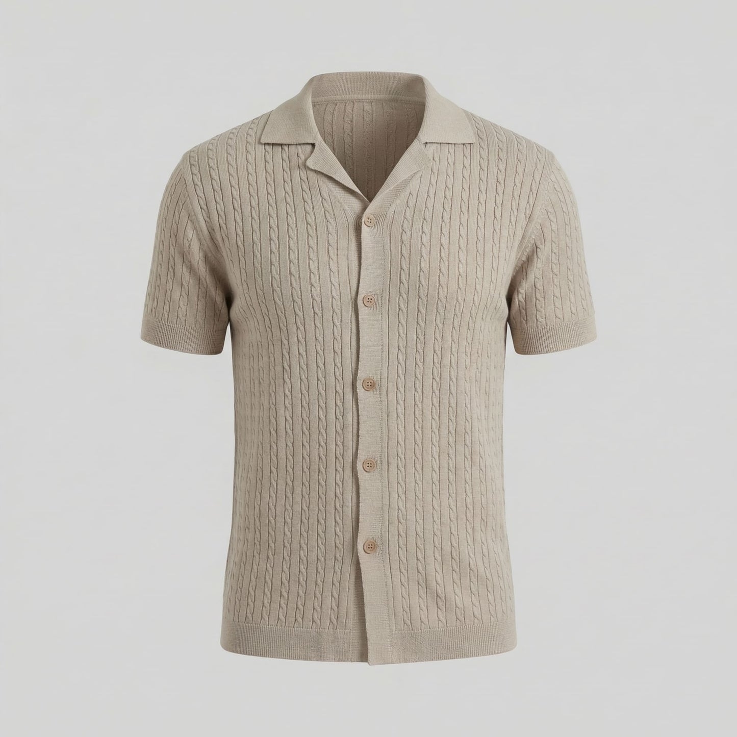 Hayes Cable Knit Camp Collar Shirt_5