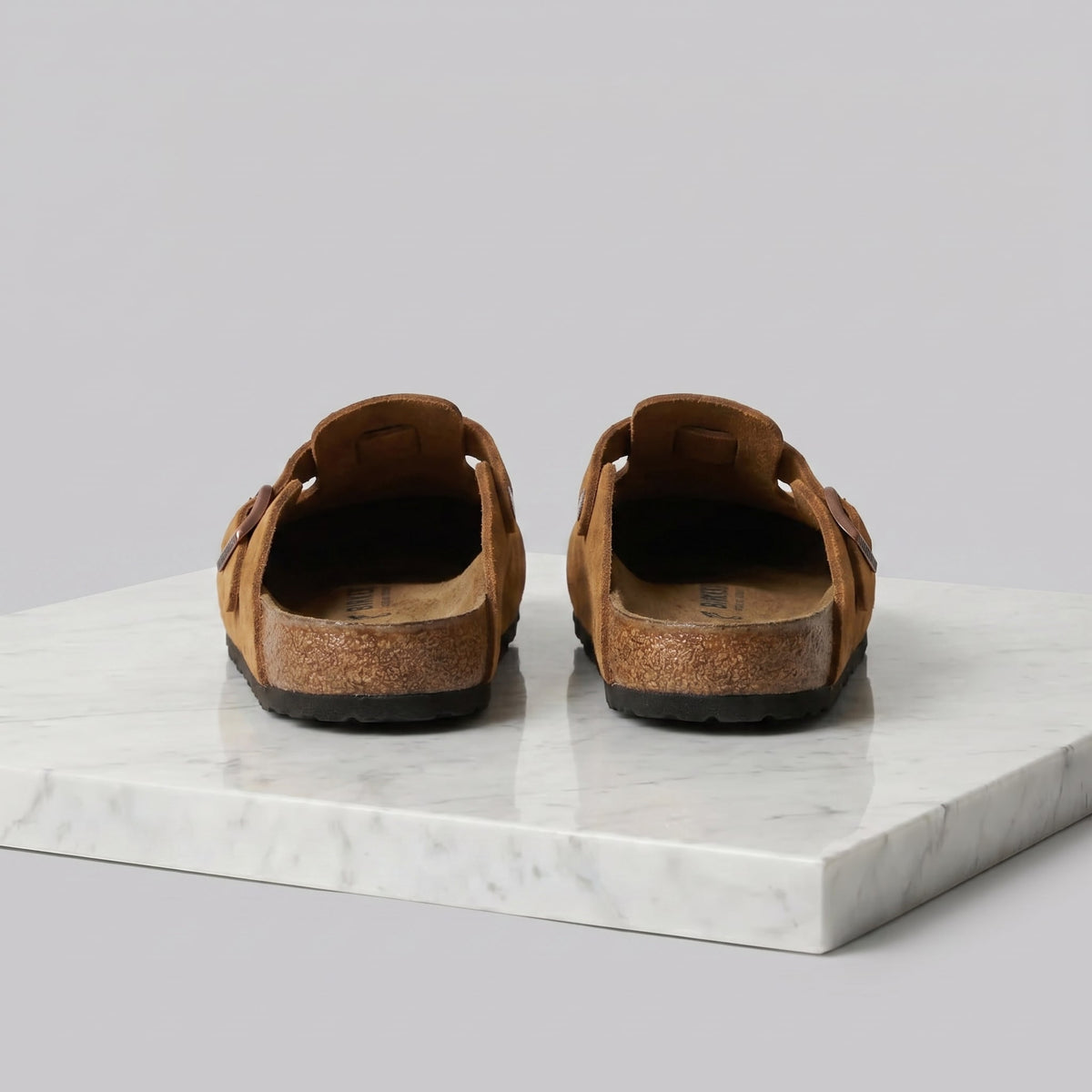 Maxfield Suede Buckle Clogs_21