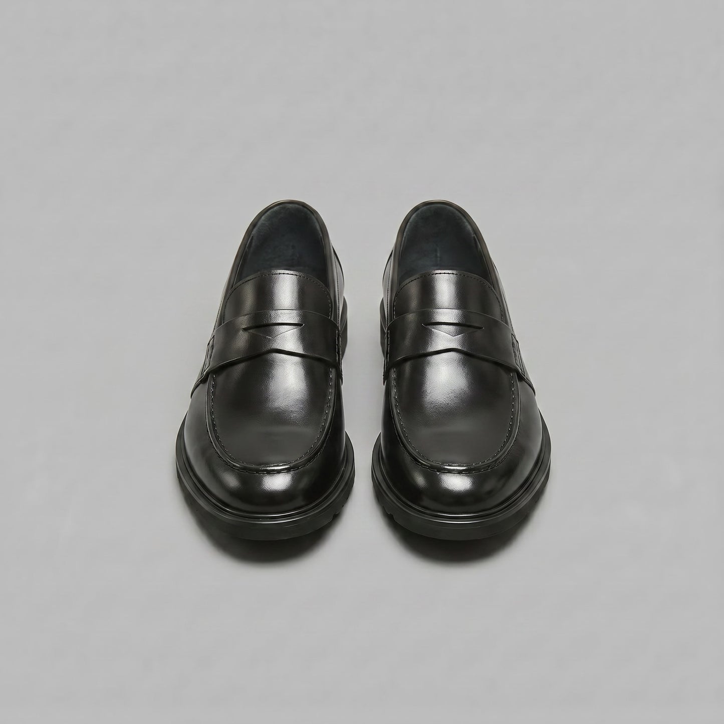 Millard Faux Leather Penny Loafers_10