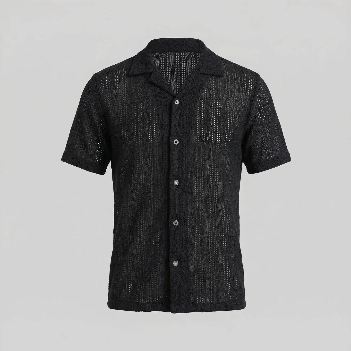 Jonas Open Knit Camp Collar Shirt_10