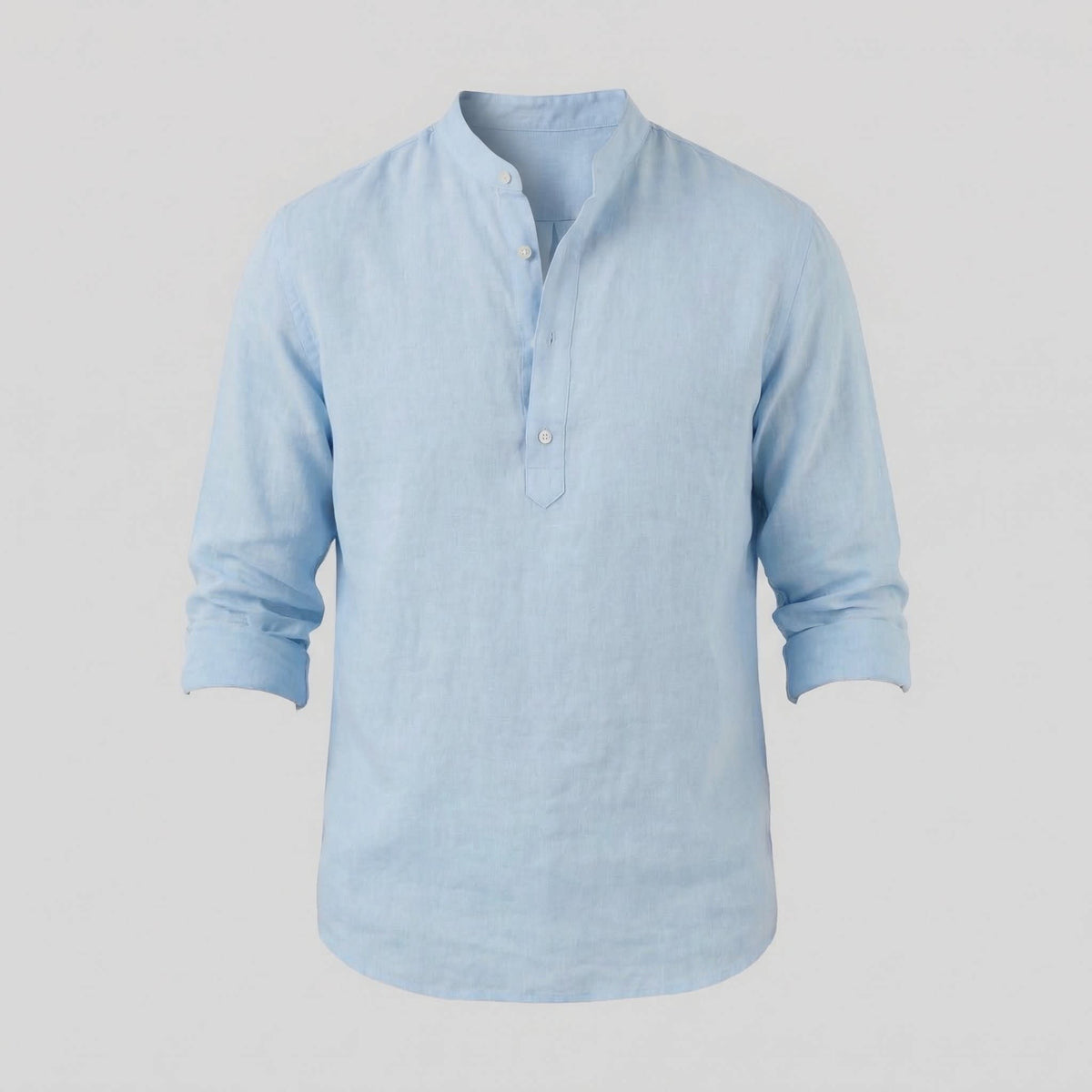 Lachlan Loose Fit Band Collar Shirt_9
