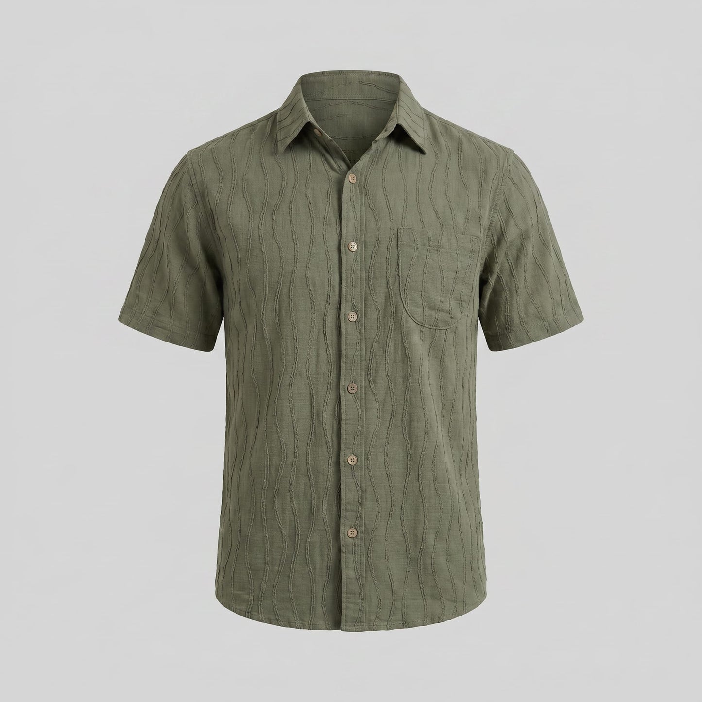 Lane Wave Texture Short Sleeve Shirt_10