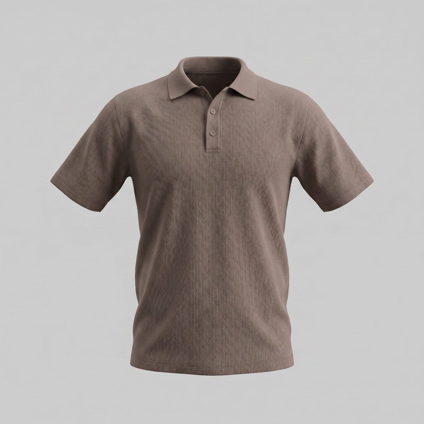 Sutton Ribbed Texture Polo Shirt_5