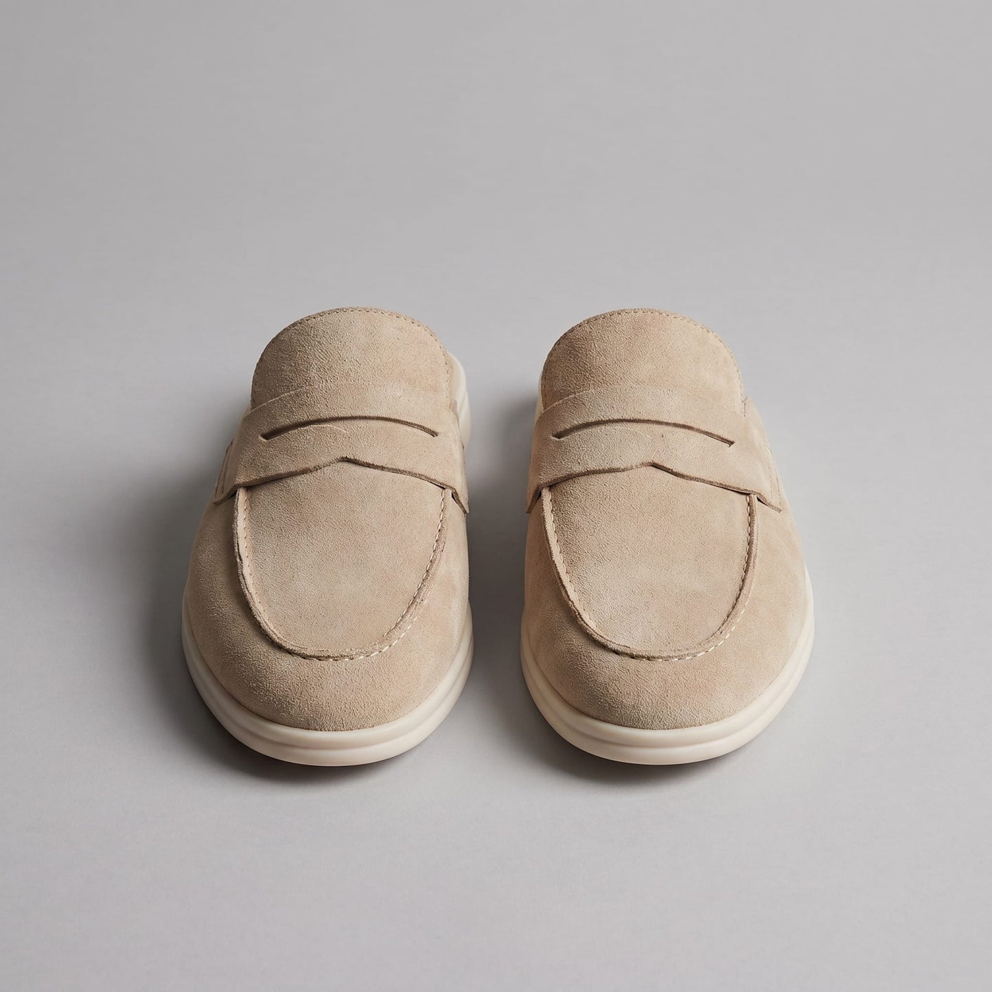 Newland Suede Penny Loafer Mules_5