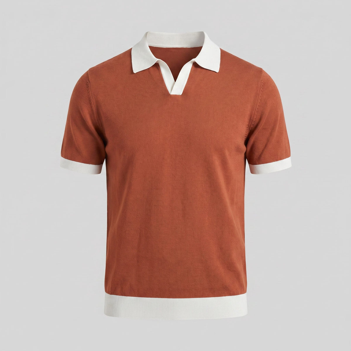 Tatum Contrast Trim Knit Polo Shirt_15