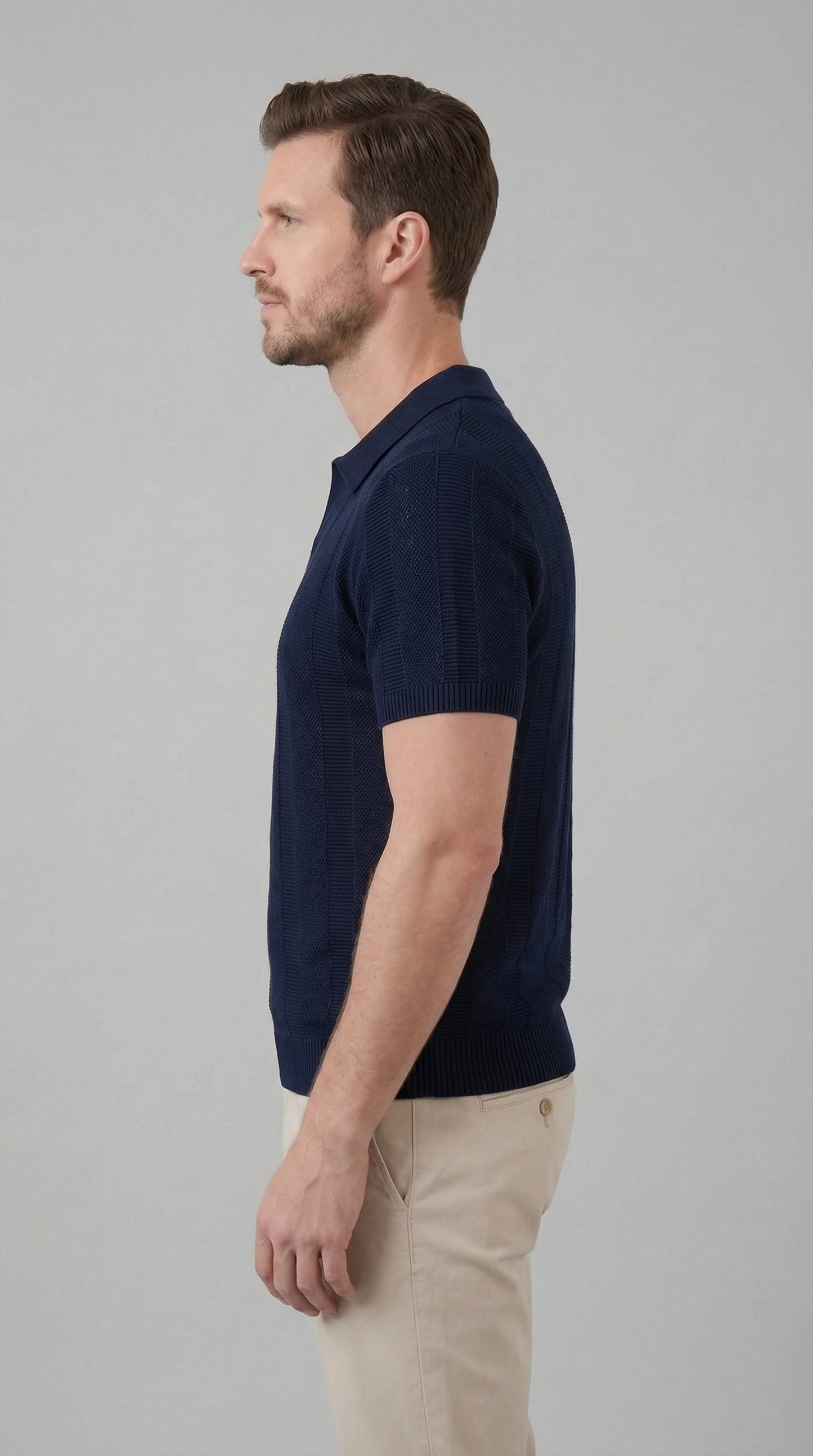 Titus Textured Knit Polo Shirt_12