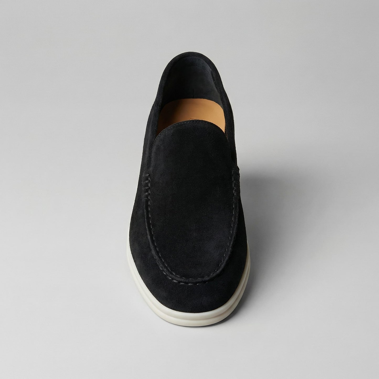 Rockford Faux Suede Moc Toe Loafers_36