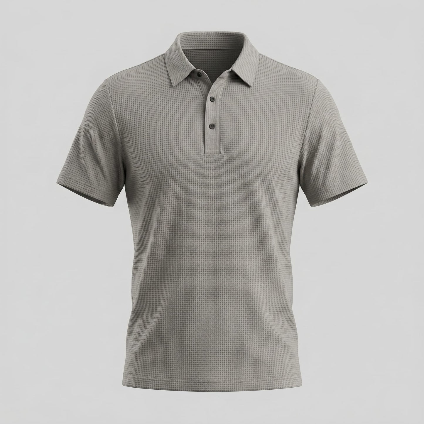 Wilder Waffle Texture Polo Shirt_30