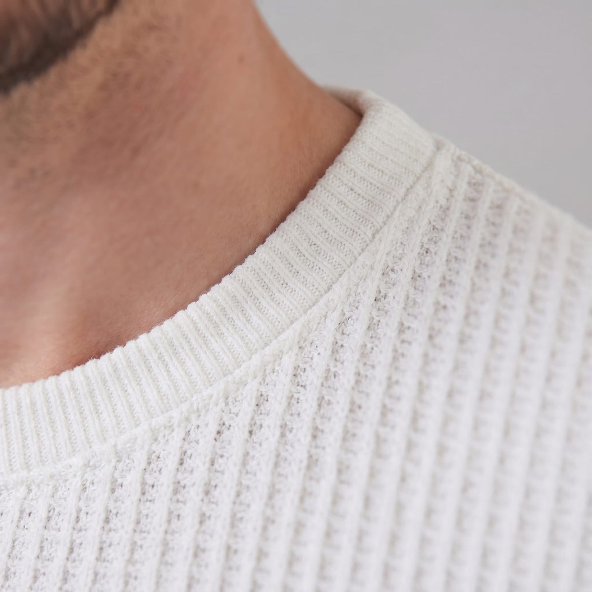 Milo Waffle Texture Crew Neck T-Shirt_25