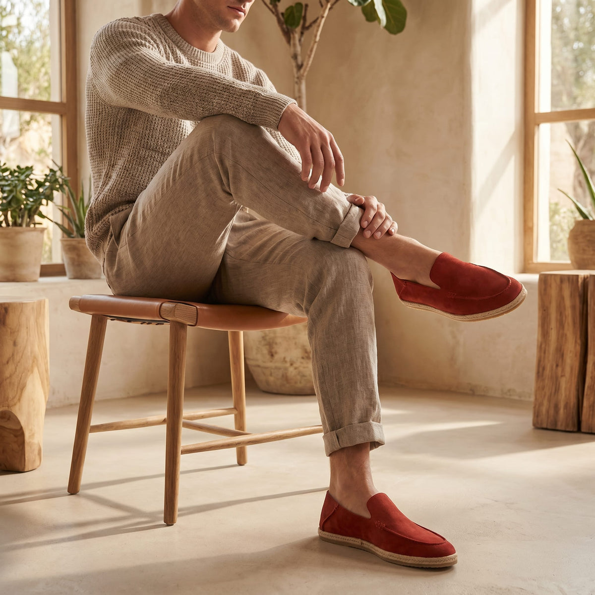 Paxson Suede Espadrille Loafers_24