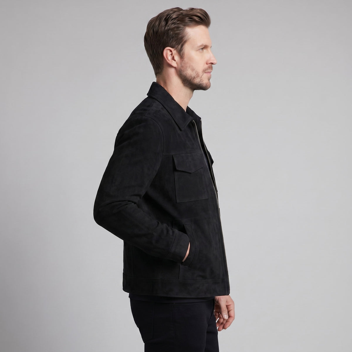 Jerome Suede Trucker Jacket_10
