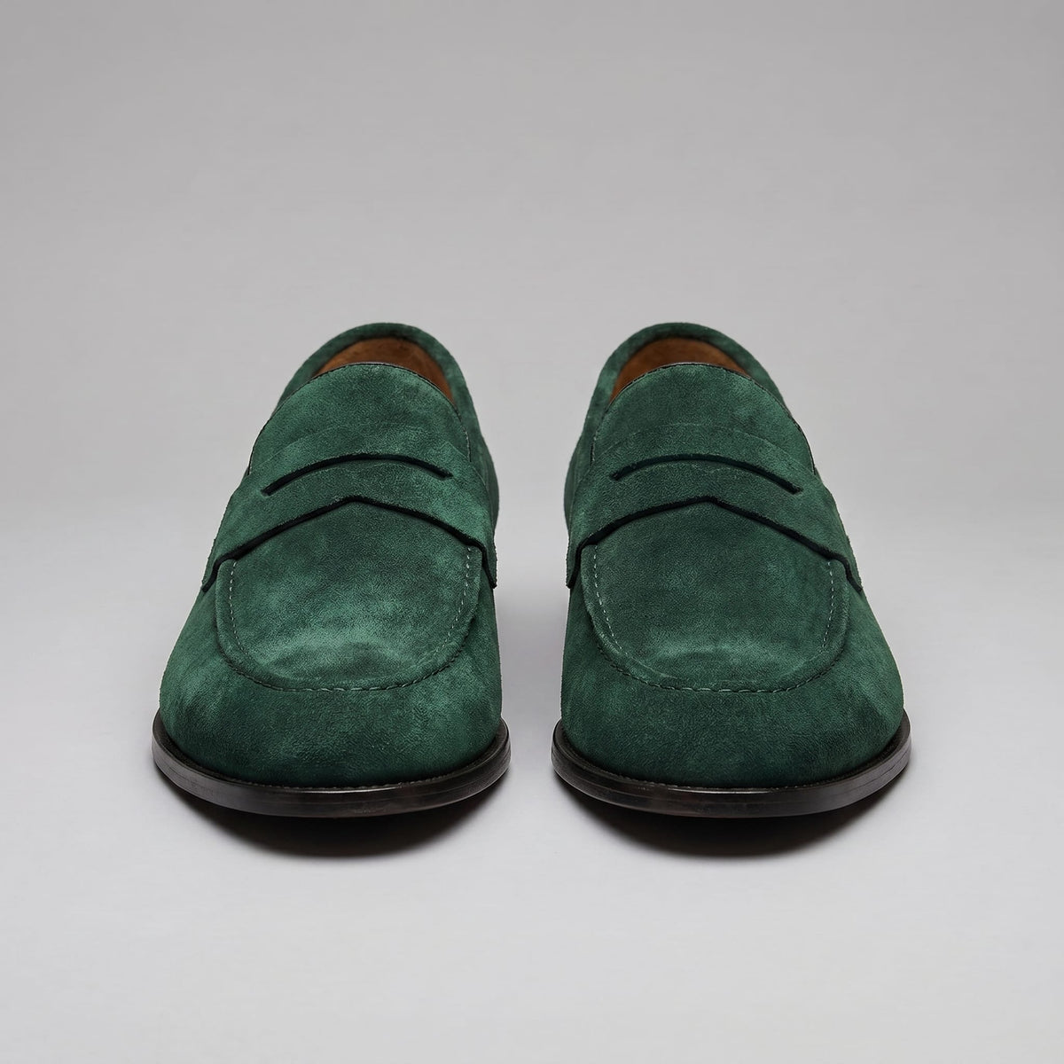 Ransom Faux Suede Penny Loafers_42