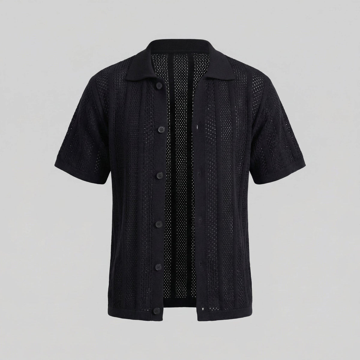 Oakes Open Knit Camp Collar Shirt_18