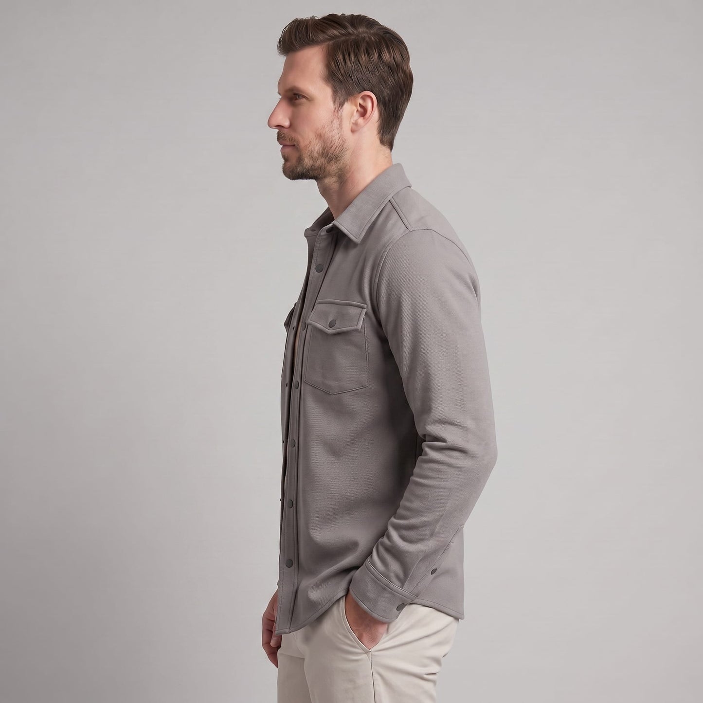 Keller Brushed Cotton Blend Overshirt_28