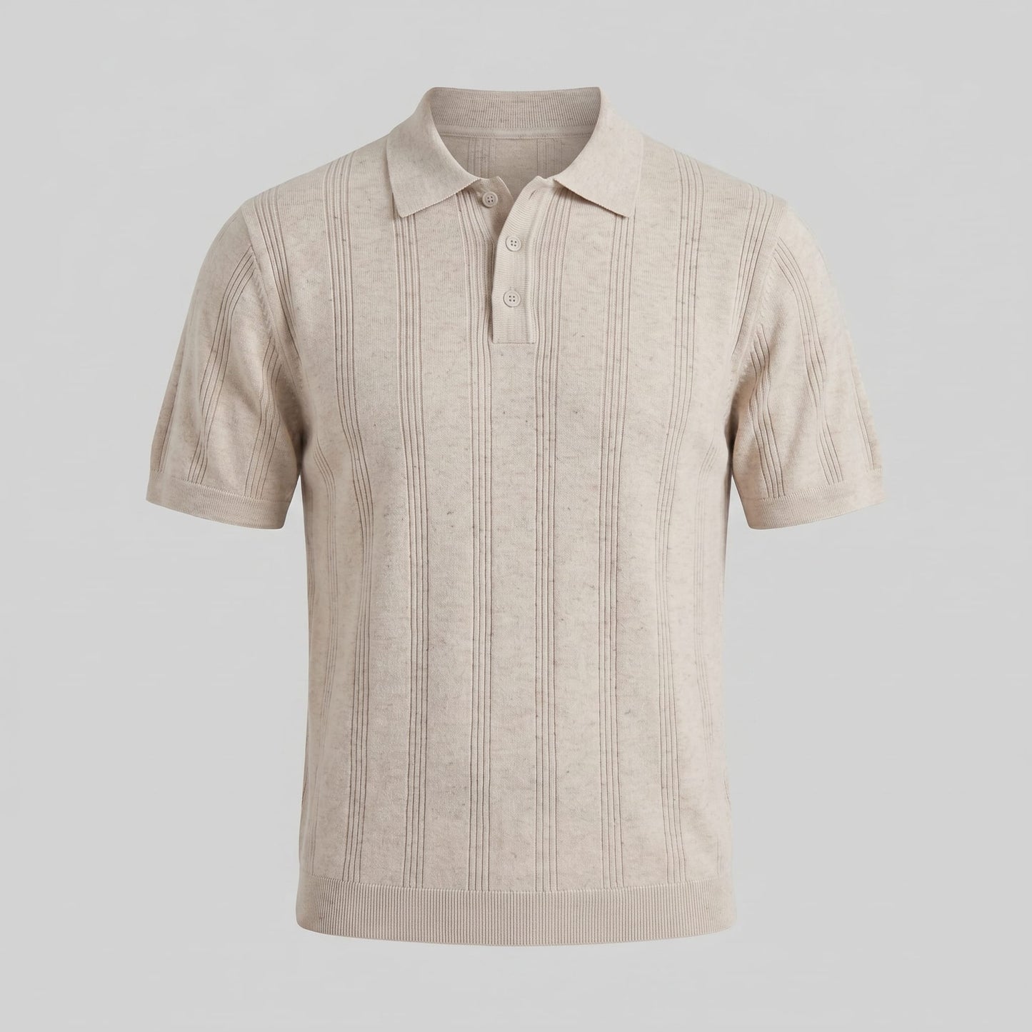 Adler Vertical Stripe Knit Polo_20