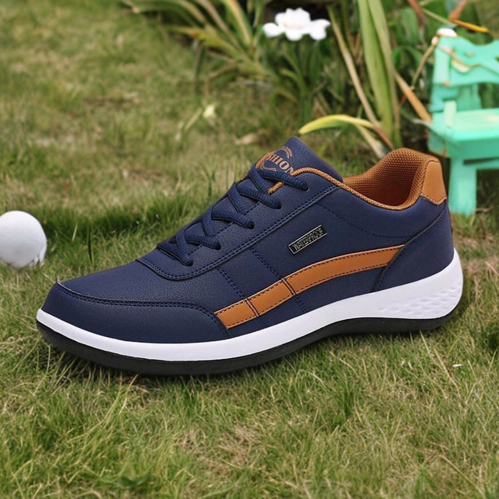 Brodie Leather-Look Lace-Up Orthopedic Sneakers_7