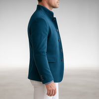 Preston Stand Collar Single Breasted Blazer
