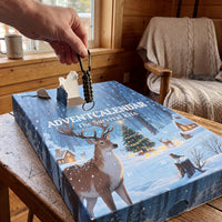 Outdoorsman Advent Calendar 2026 with 24 Fishing and Survival Tools Holiday Countdown Gift for Him