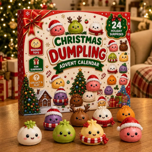 Dumpling Advent Calendar 2026 with 24 Festive Dumpling Surprises Holiday Countdown for Kids_1