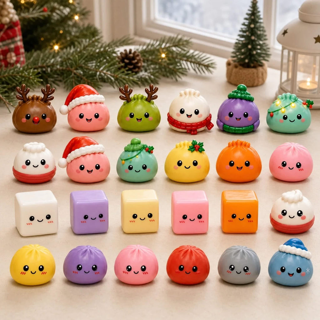 Dumpling Advent Calendar 2026 with 24 Festive Dumpling Surprises Holiday Countdown for Kids