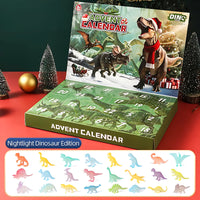 Dinosaur Advent Calendar 2026 with 24 Realistic Dino Figures Holiday Countdown for Kids