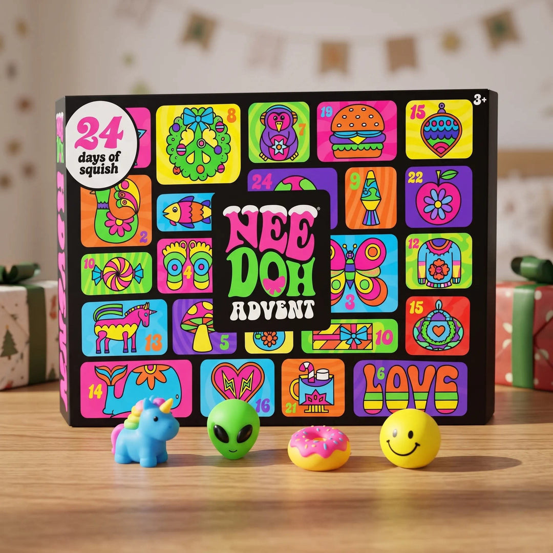 Squishy Advent Calendar 2026 with 24 Collectible Squishy Toys Holiday Countdown for Kids