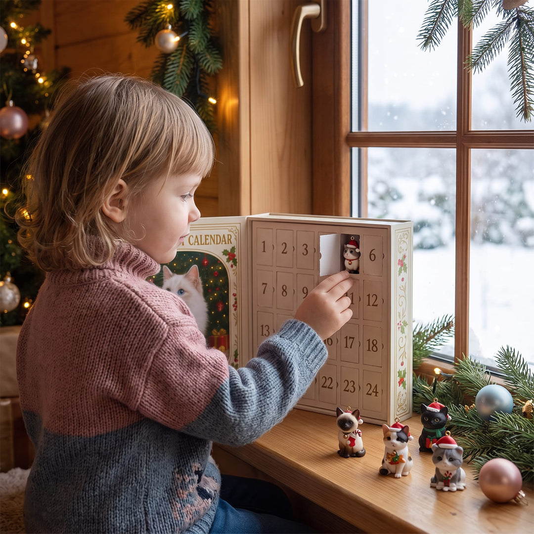 Cat Lover Advent Calendar 2026 with 24 Feline Surprises Holiday Countdown