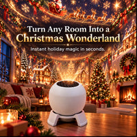 Christmas Projector Night Light 360 Degree Rotating Ceiling Projector Lamp Holiday Decoration for Kids Bedroom