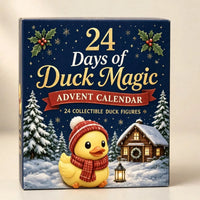 Non Chocolate Duck Advent Calendar 2026 with 24 Numbered Drawers Holiday Countdown for Kids