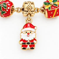 Charm Bracelet Advent Calendar 2026 with 22 Christmas Charms and 2 Bracelets Holiday Countdown Jewelry Gift