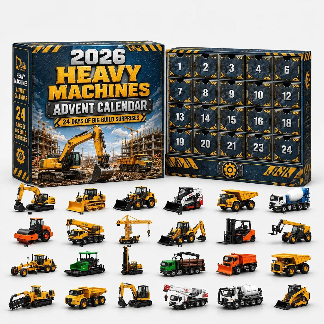 Car Advent Calendar 2026 with 24 Diecast Model Vehicles Holiday Countdown Gift for Car Lovers