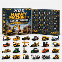Car Advent Calendar 2026 with 24 Diecast Model Vehicles Holiday Countdown Gift for Car Lovers