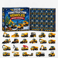Car Advent Calendar 2026 with 24 Diecast Model Vehicles Holiday Countdown Gift for Car Lovers