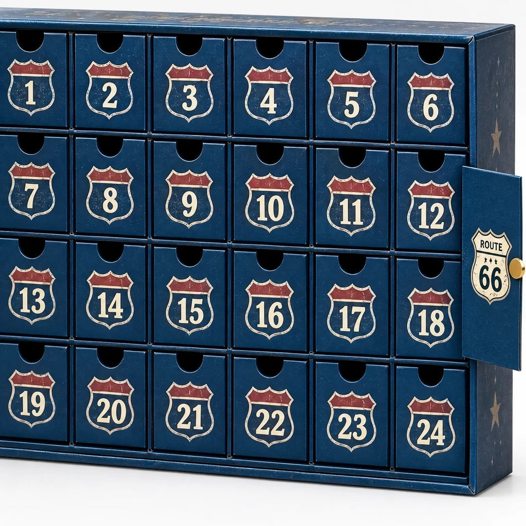 Car Advent Calendar 2026 with 24 Diecast Model Vehicles Holiday Countdown Gift for Car Lovers