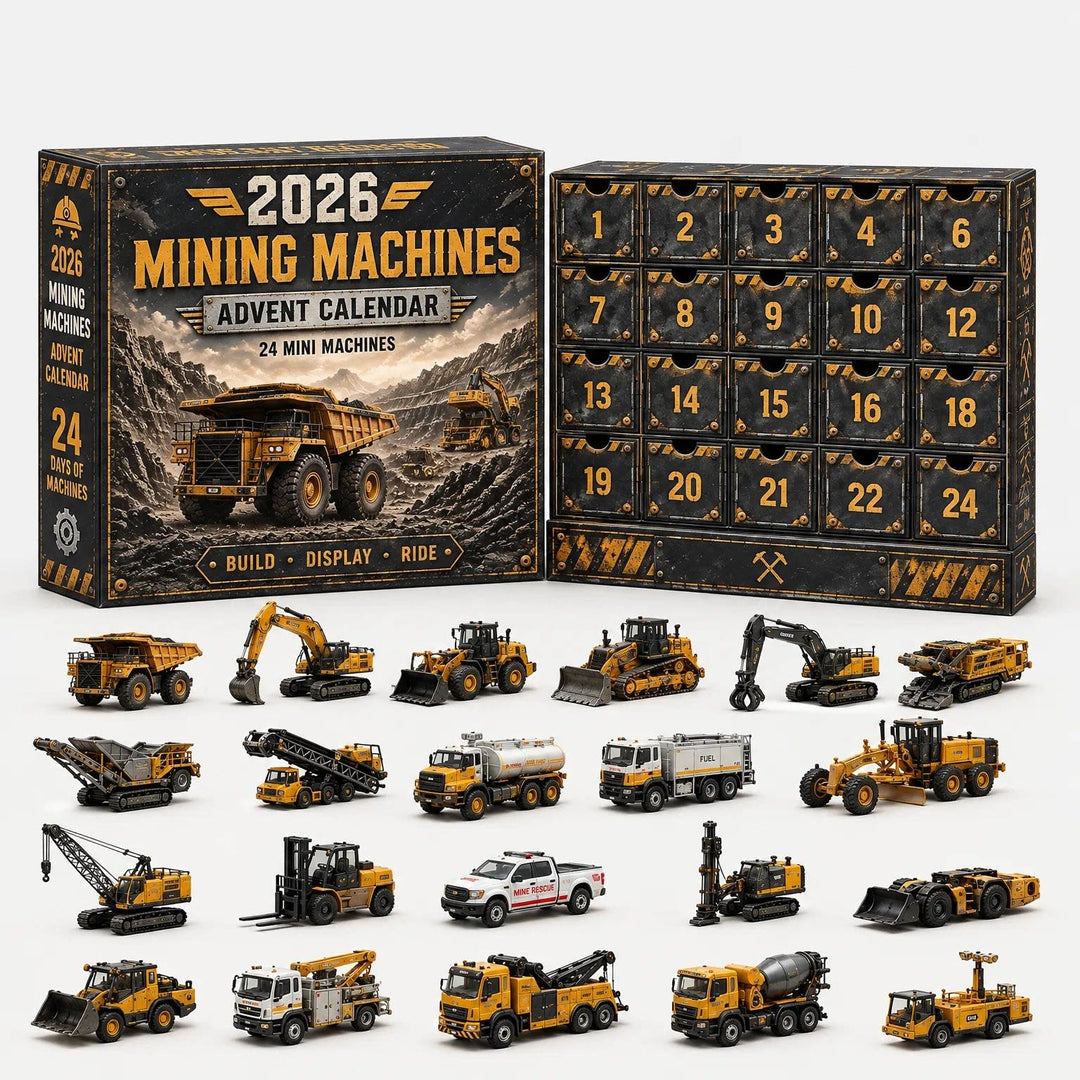 Car Advent Calendar 2026 with 24 Diecast Model Vehicles Holiday Countdown Gift for Car Lovers