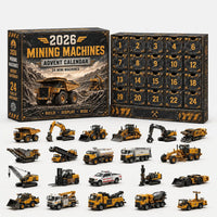 Car Advent Calendar 2026 with 24 Diecast Model Vehicles Holiday Countdown Gift for Car Lovers