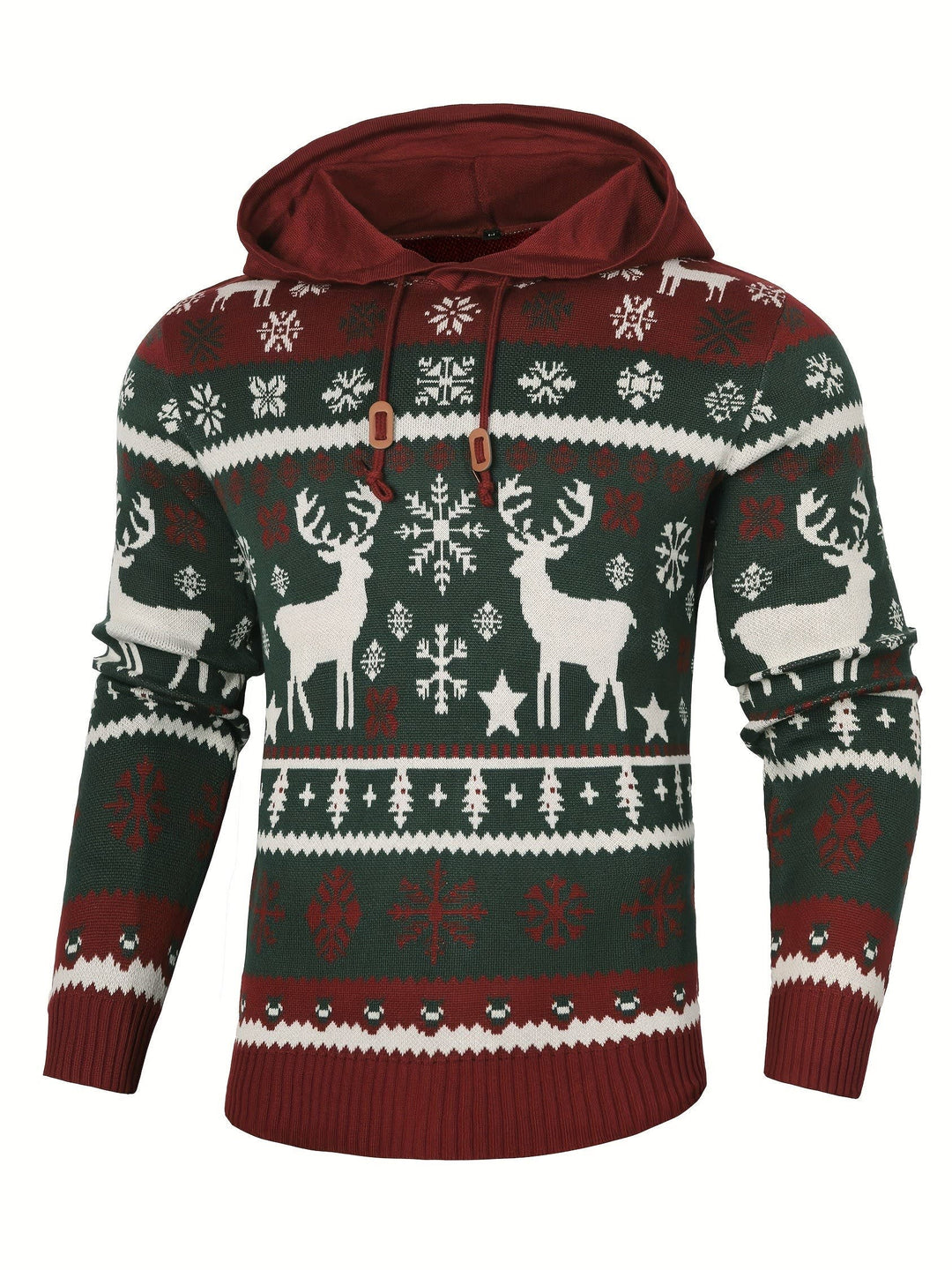 Simon Reindeer Hooded Christmas Sweater