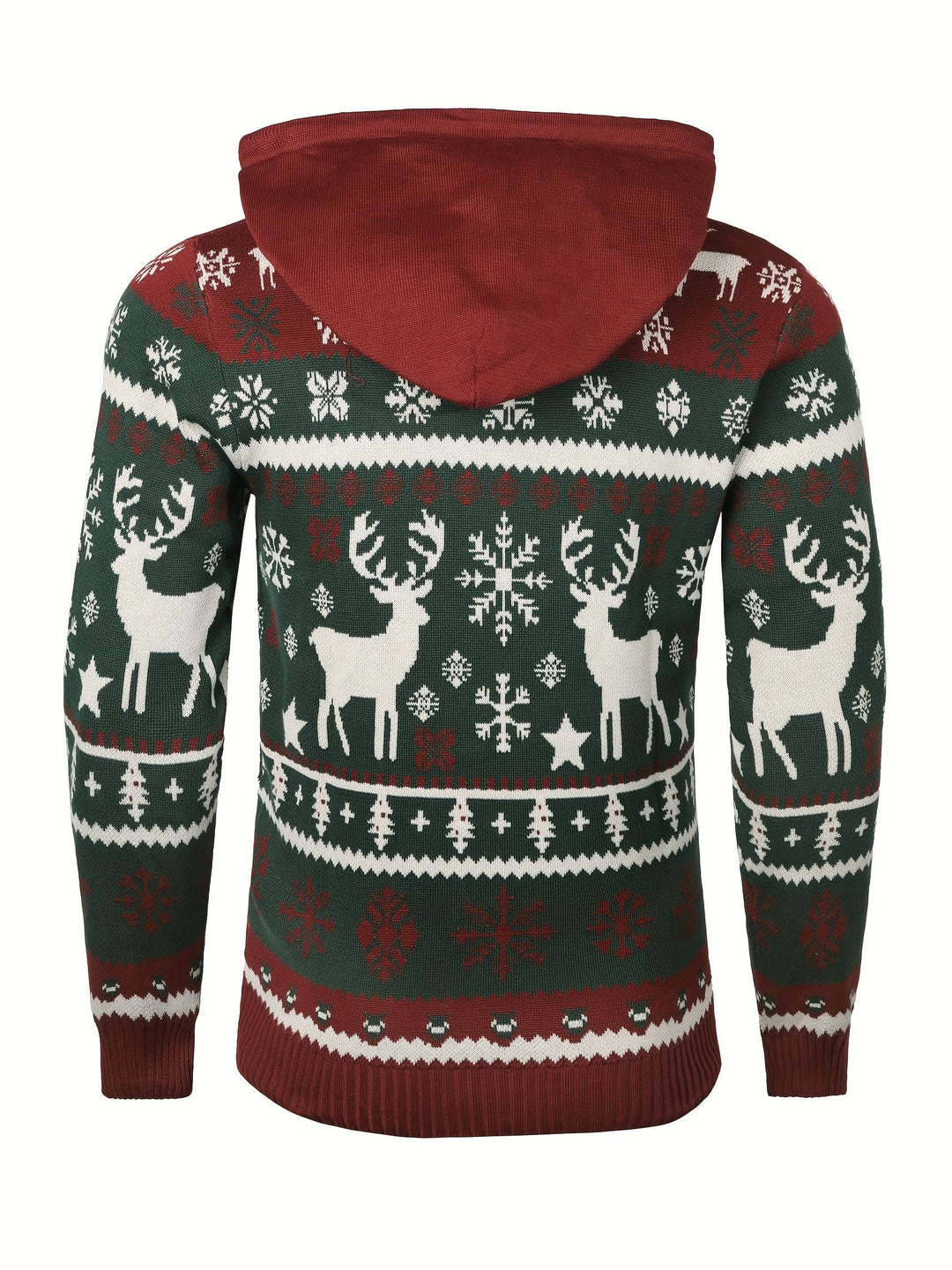 Simon Reindeer Hooded Christmas Sweater