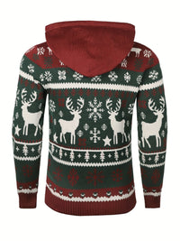 Simon Reindeer Hooded Christmas Sweater