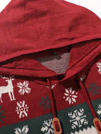 Simon Reindeer Hooded Christmas Sweater