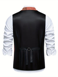 Charlie Patchwork Herringbone Vest