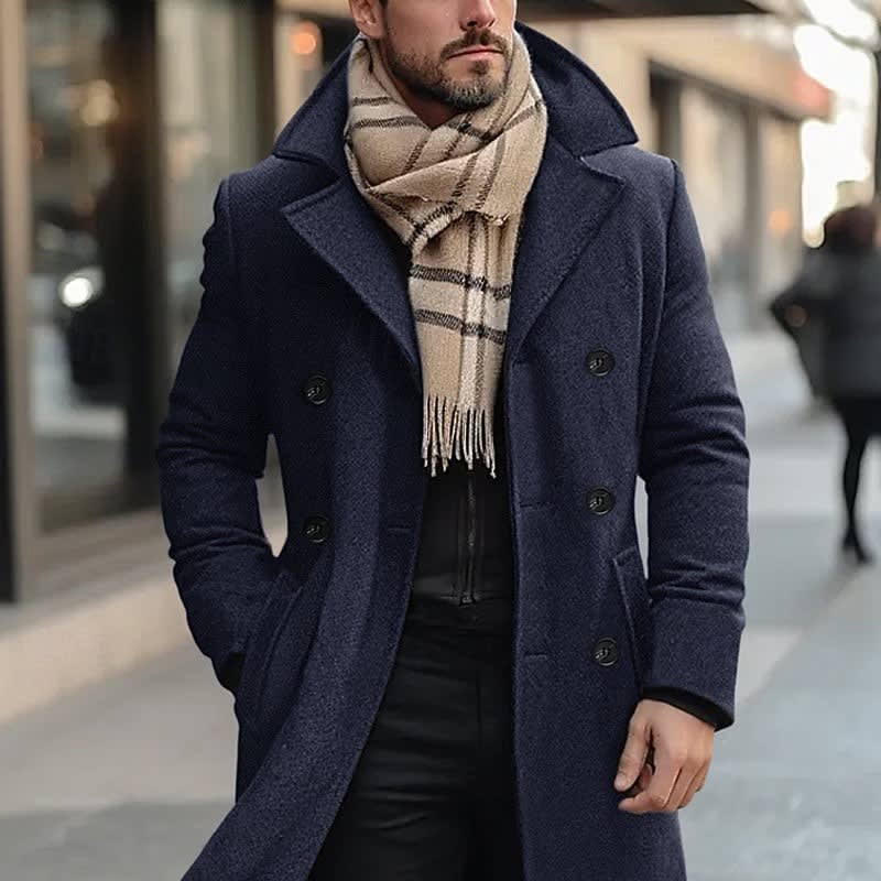 Alex Double Breasted Long Coat_4