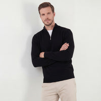 Merrick Funnel Neck Half Zip Sweater