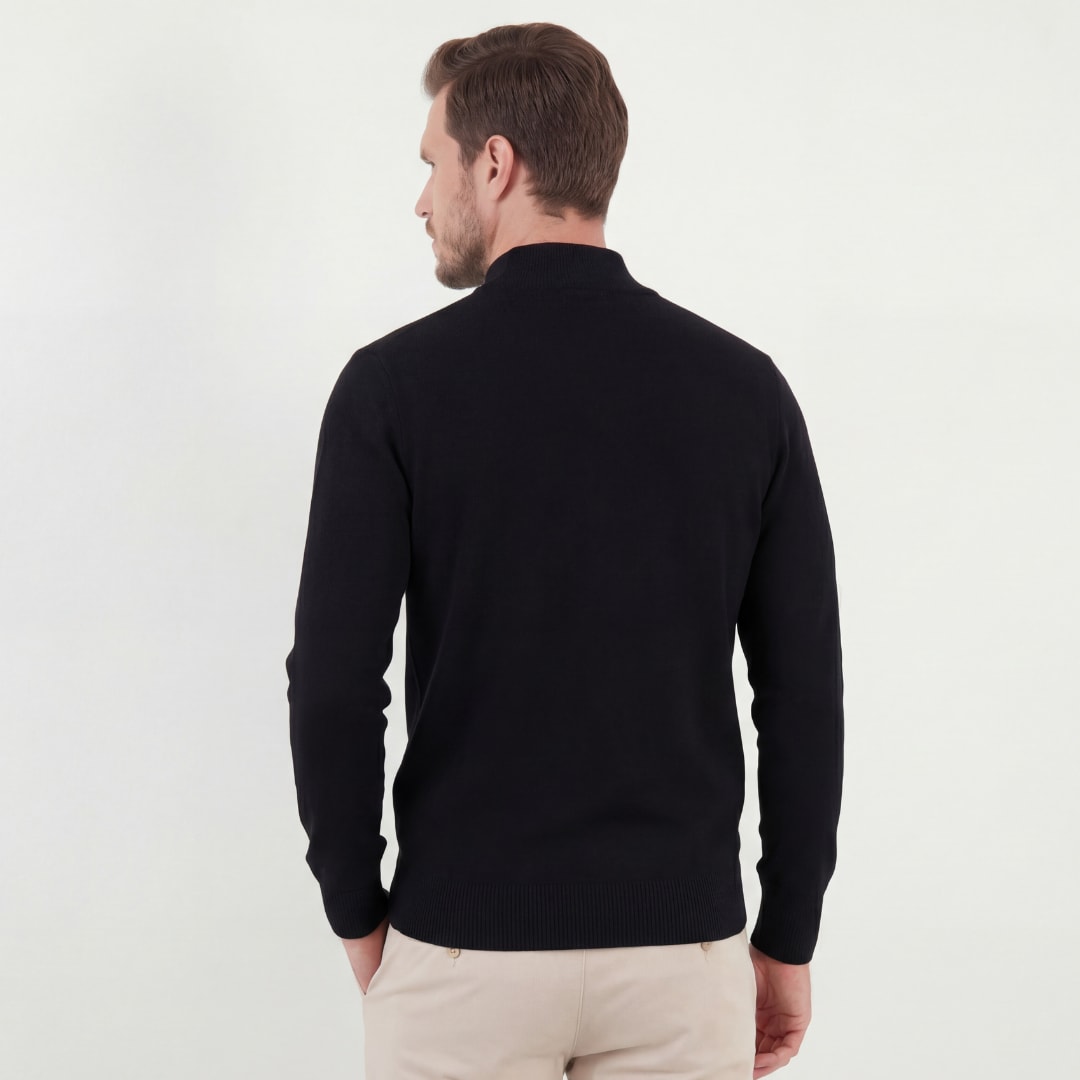 Merrick Funnel Neck Half Zip Sweater_3