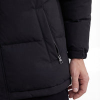 Lockwood Black Hooded Puffer Jacket