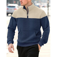 Cooper Color Block Quarter Zip Sweatshirt