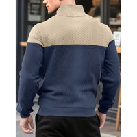 Cooper Color Block Quarter Zip Sweatshirt