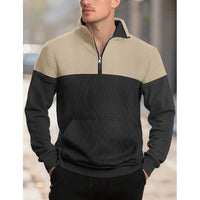 Cooper Color Block Quarter Zip Sweatshirt